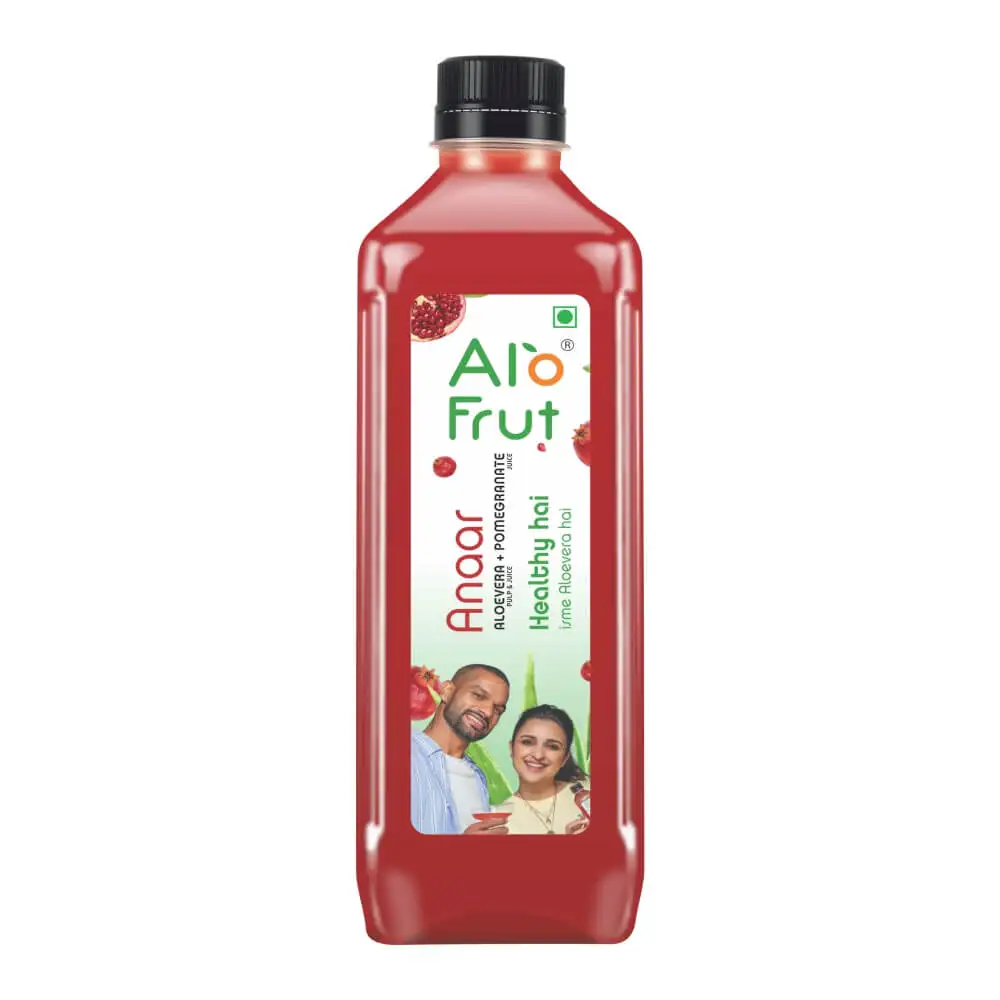 Alo Frut Anaar Aloevera Juice,  0.300 L  Anaar (Pack of 24)