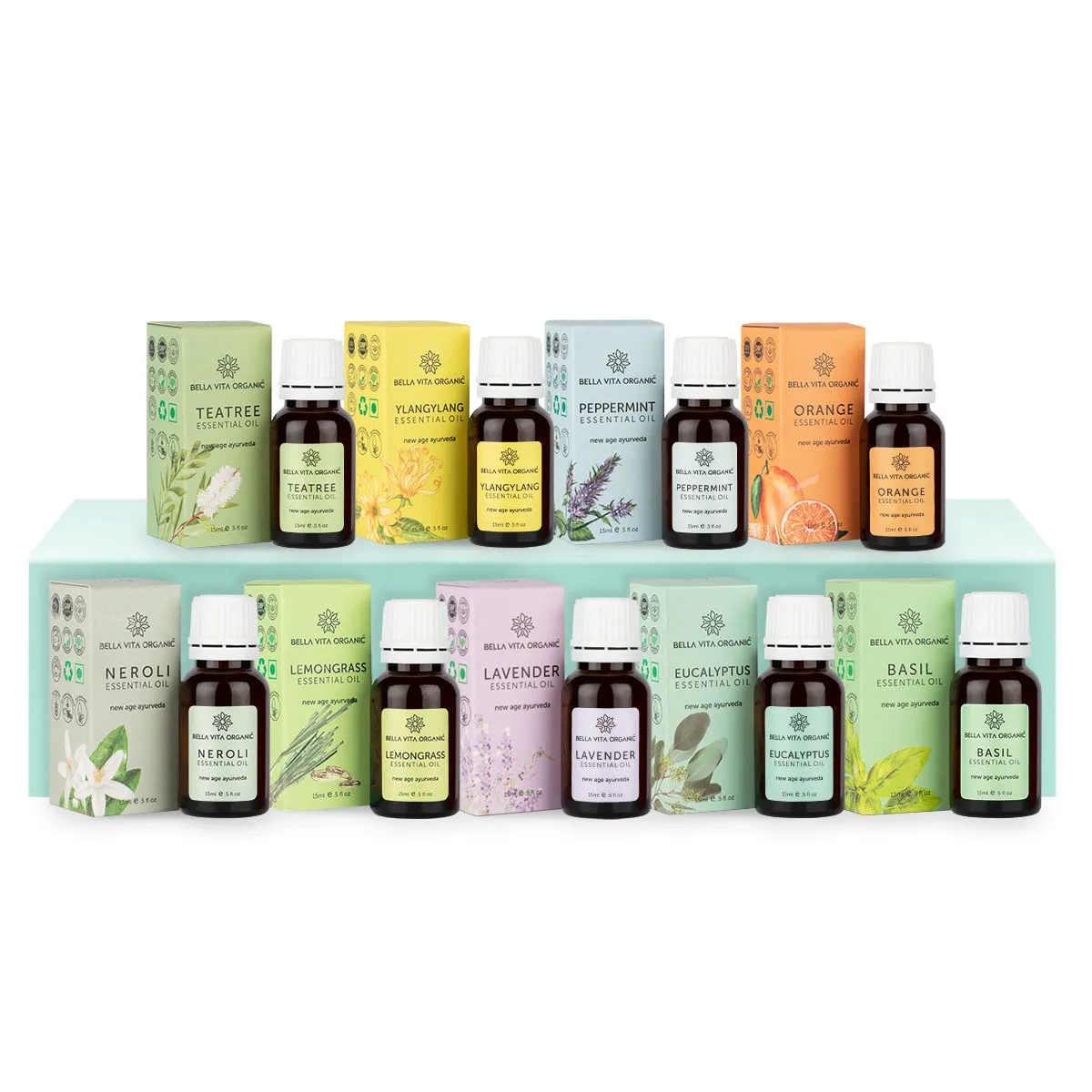 Bella Vita Organic Essential Oils, Pack Of 9