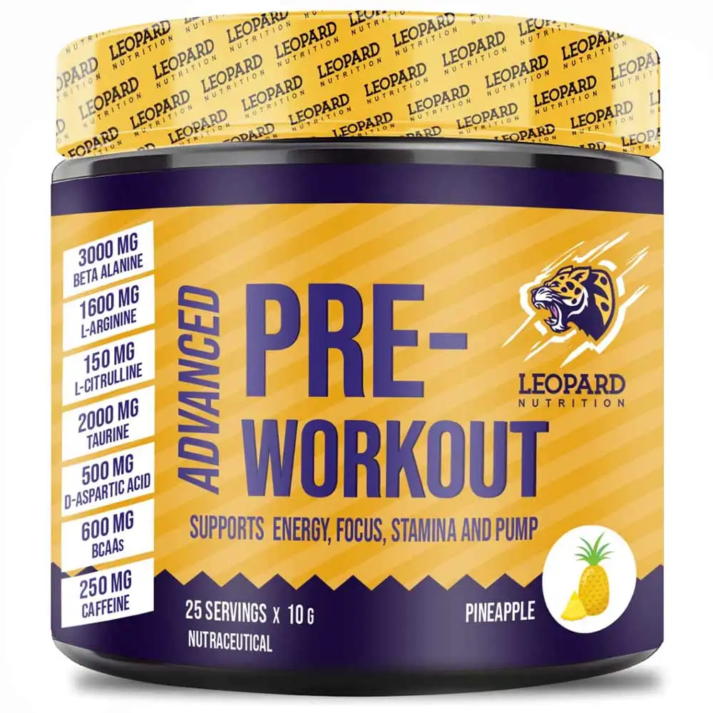 Leopard Nutrition Advanced Pre-Workout,  0.55 lb  Pineapple