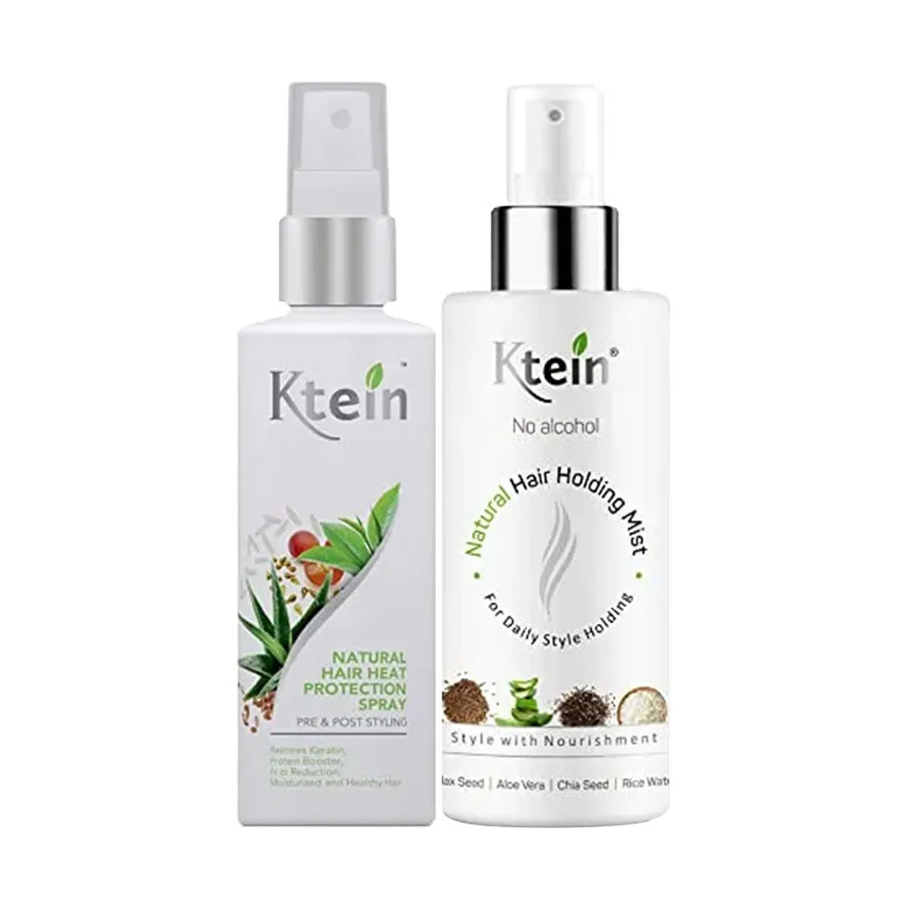 Ktein Natural Hair Heat Protection Spray + Ktein Natural Hair Holding Spray