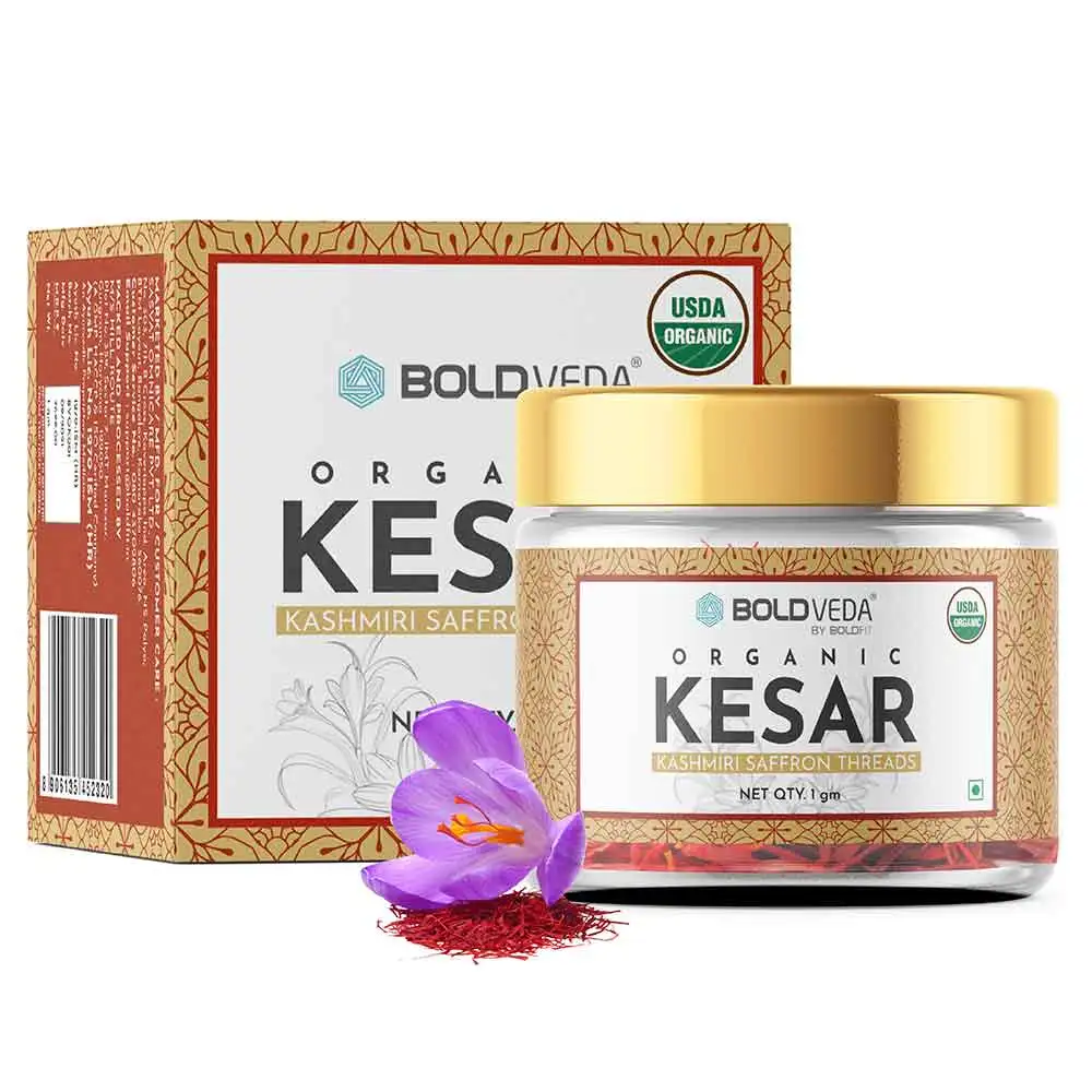 Boldfit Organic Kesar,  Unflavoured  1 g