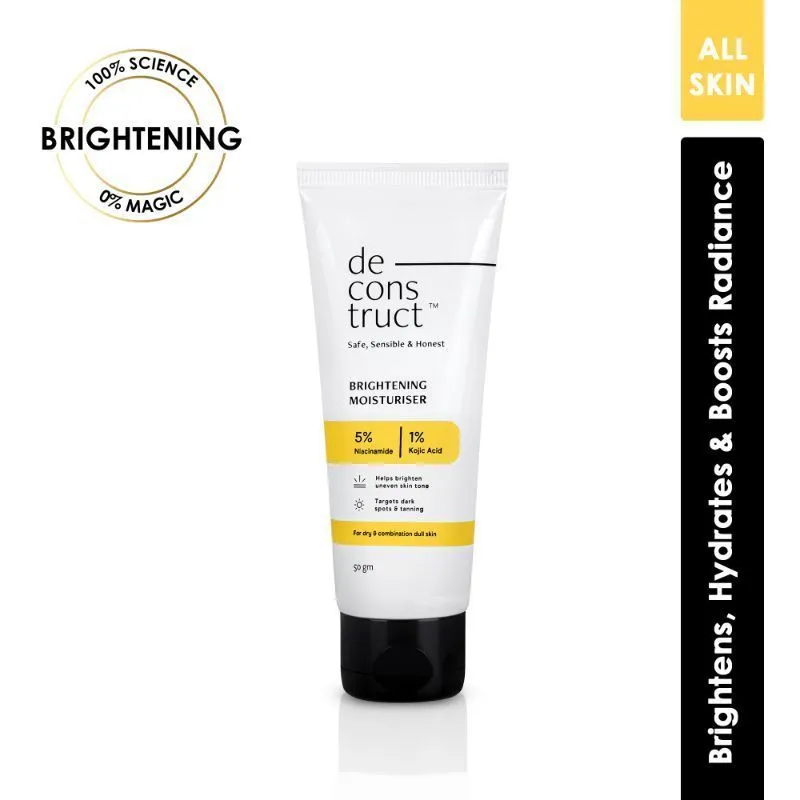 Deconstruct Brightening Moisturizer- 5% Niacinamide + 1% Kojic Acid + 5% Vitamin C