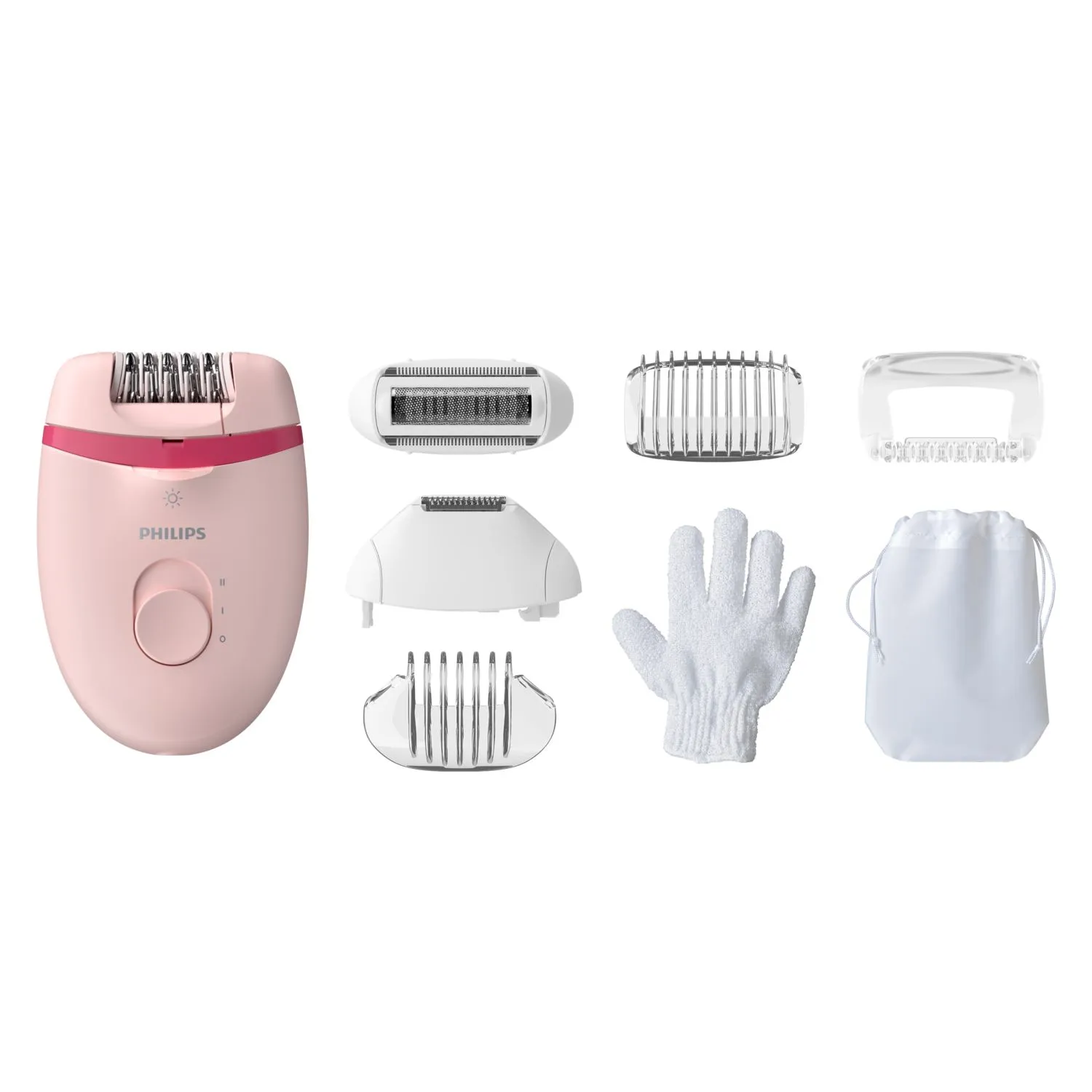 Philips BRE285/00 Compact Epilator With Opti-light For Legs, Arms & Underarms - Corded