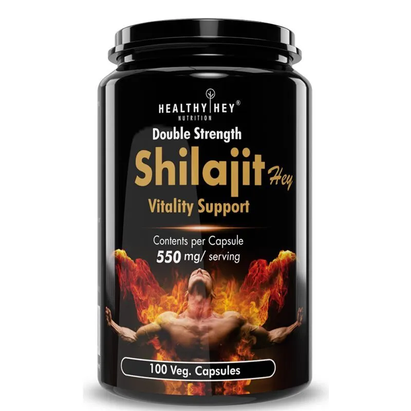 HealthyHey Nutrition Shilajit - Veg Capsules