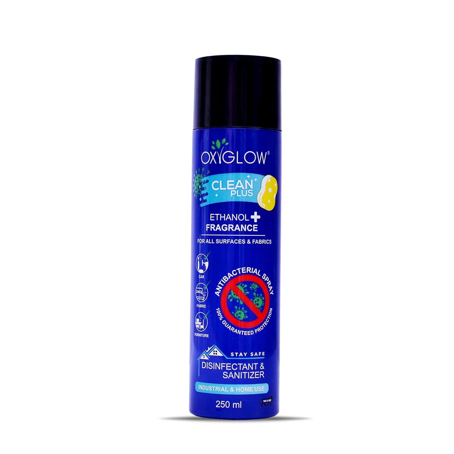 Oxyglow Herbals Cleanplus - Ethanol + Fragrance Spray - Disinfectant