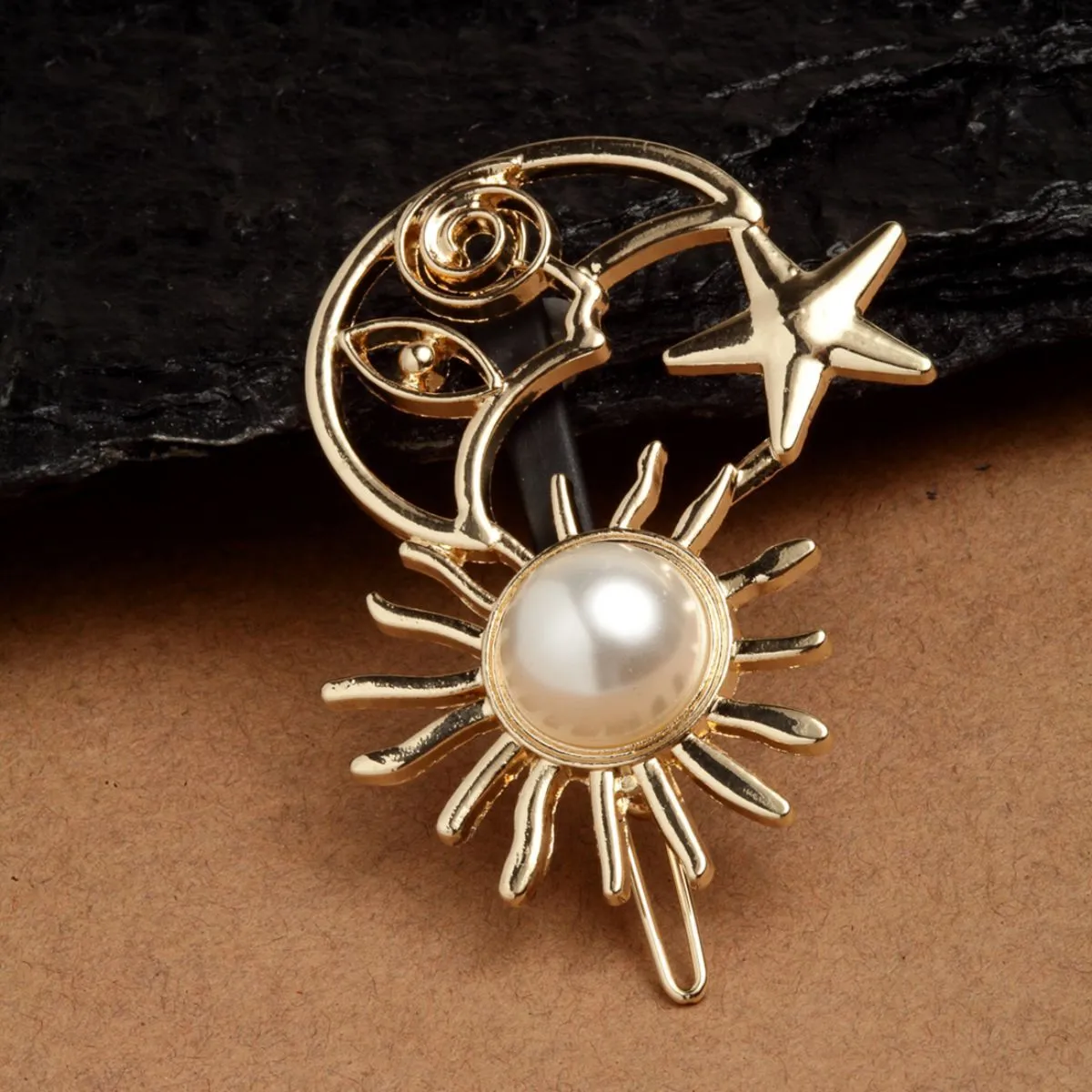 Ferosh Star-moon-sun Hairpin