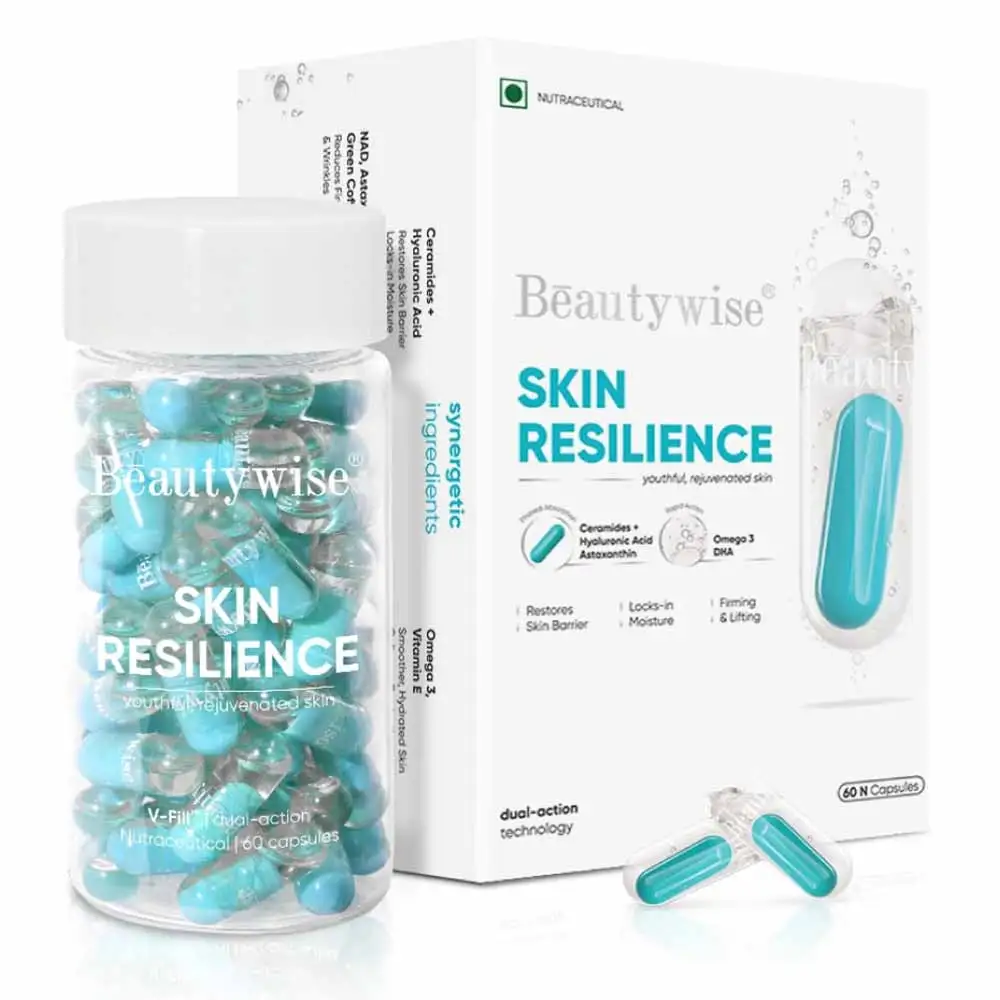 Beautywise Skin Resilience Ceramides & HA with Omega-3,  60 capsules