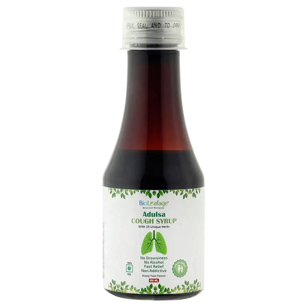 Bio Leafage Adulsa Cough Syrup,  100 ml