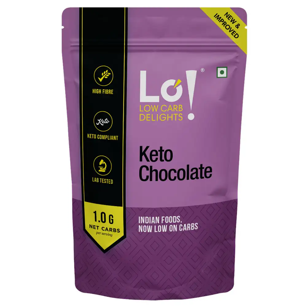 Lo! Foods Keto Chocolates,  No Added Sugar  90 g