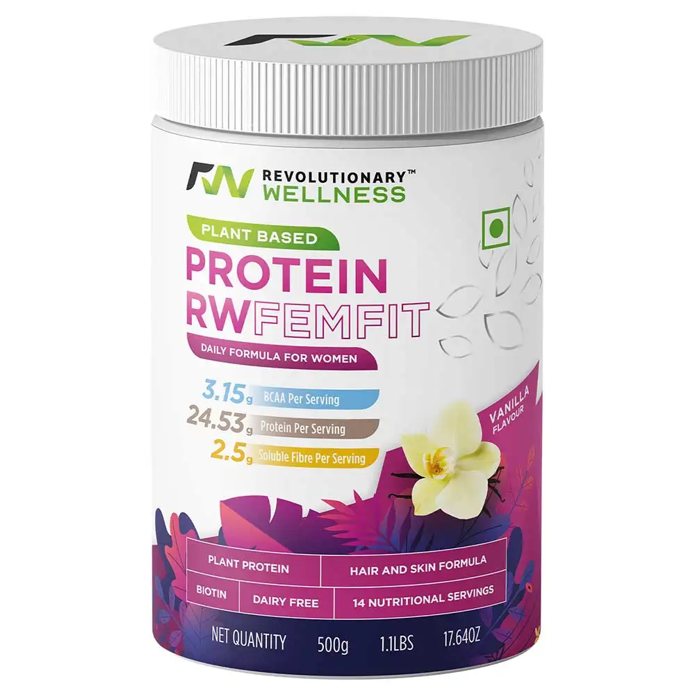 RW Plant Based Protein Femfit,  Vanilla  1.1 lb