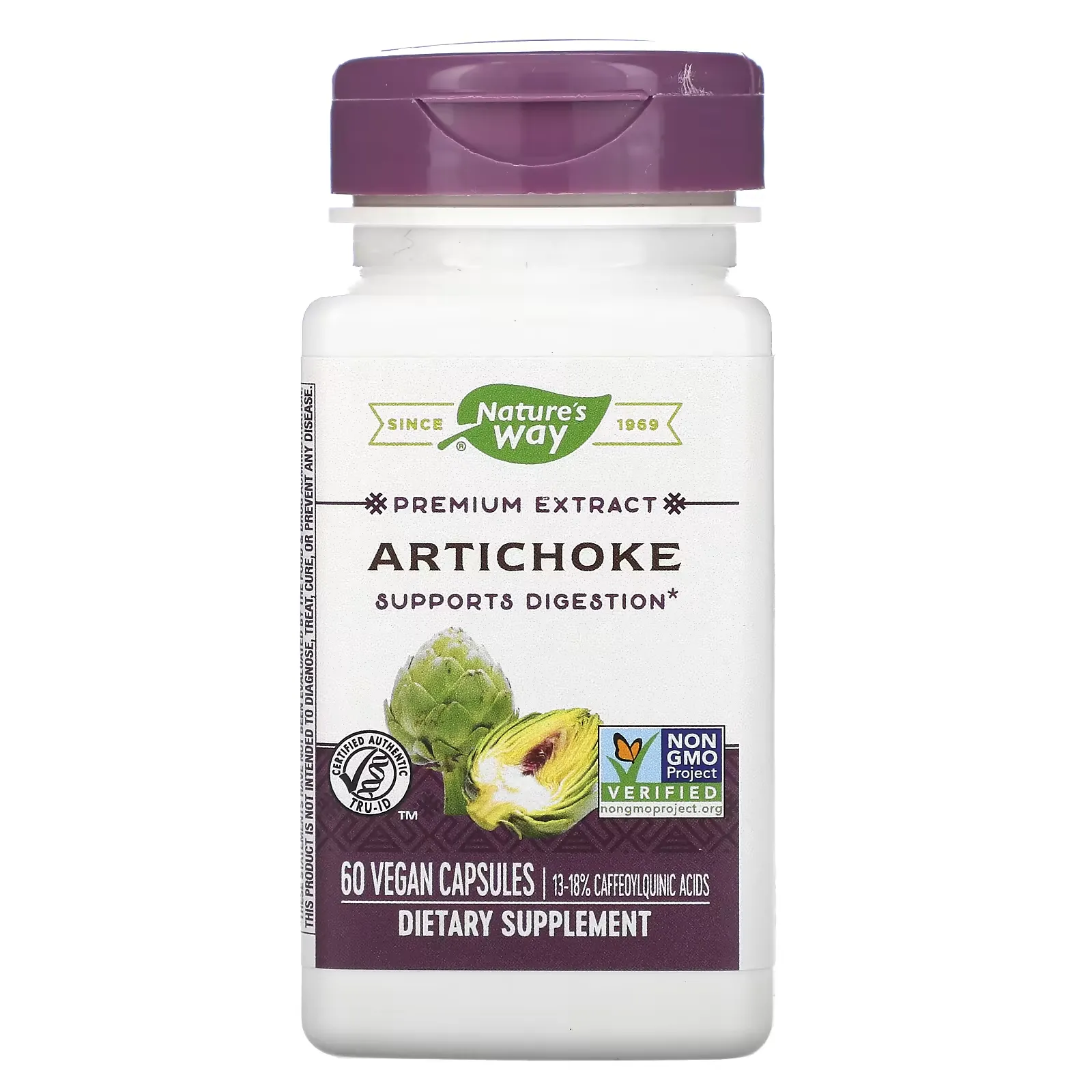 Artichoke, 60 Vegan Capsules