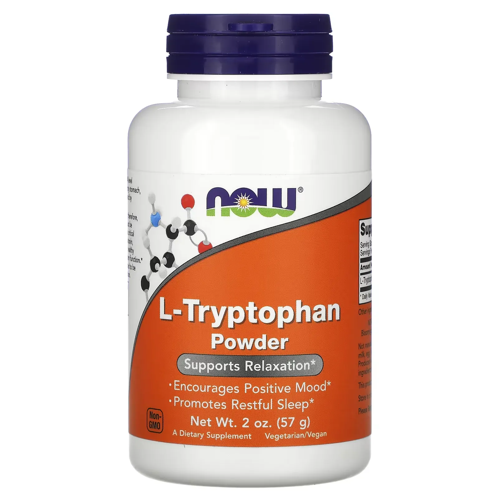 L-Tryptophan Powder, 2 oz (57 g)