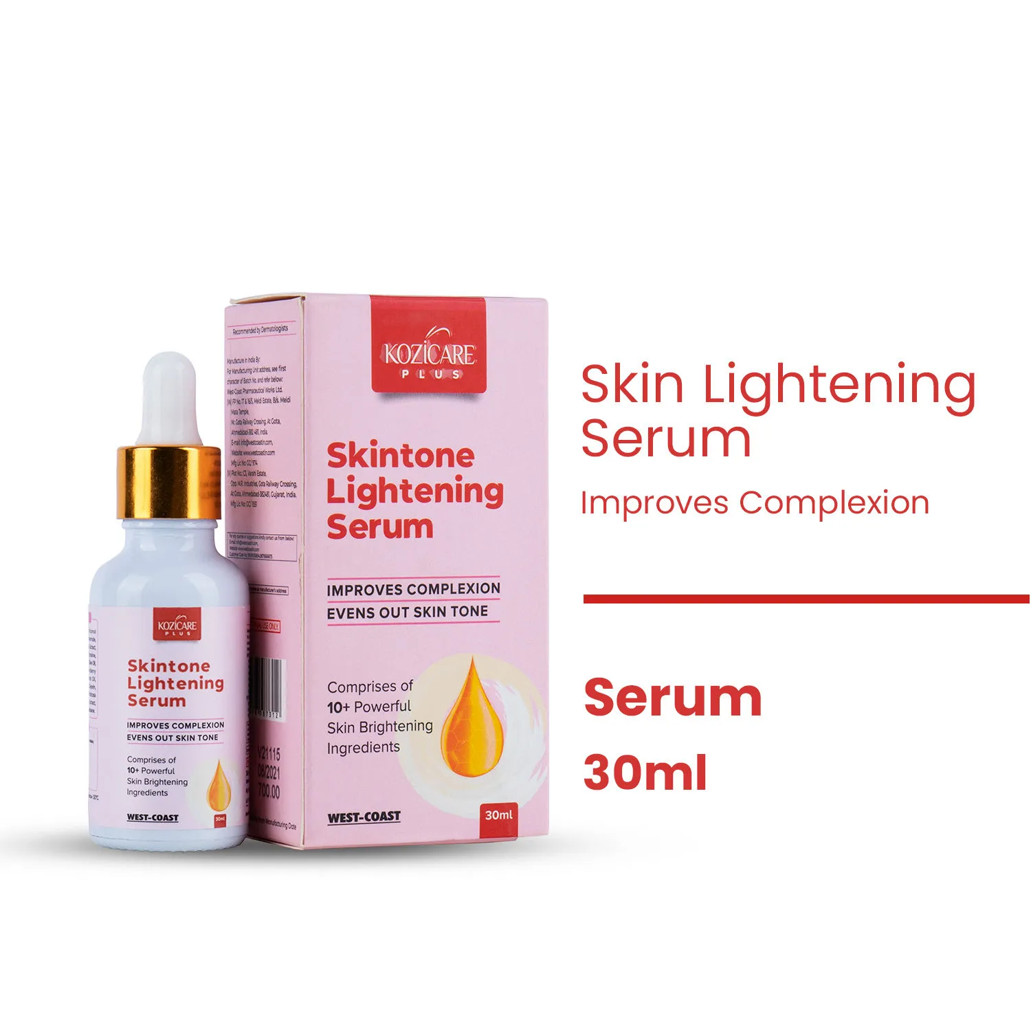 Kozicare Plus Skin Tone Lightening Serum