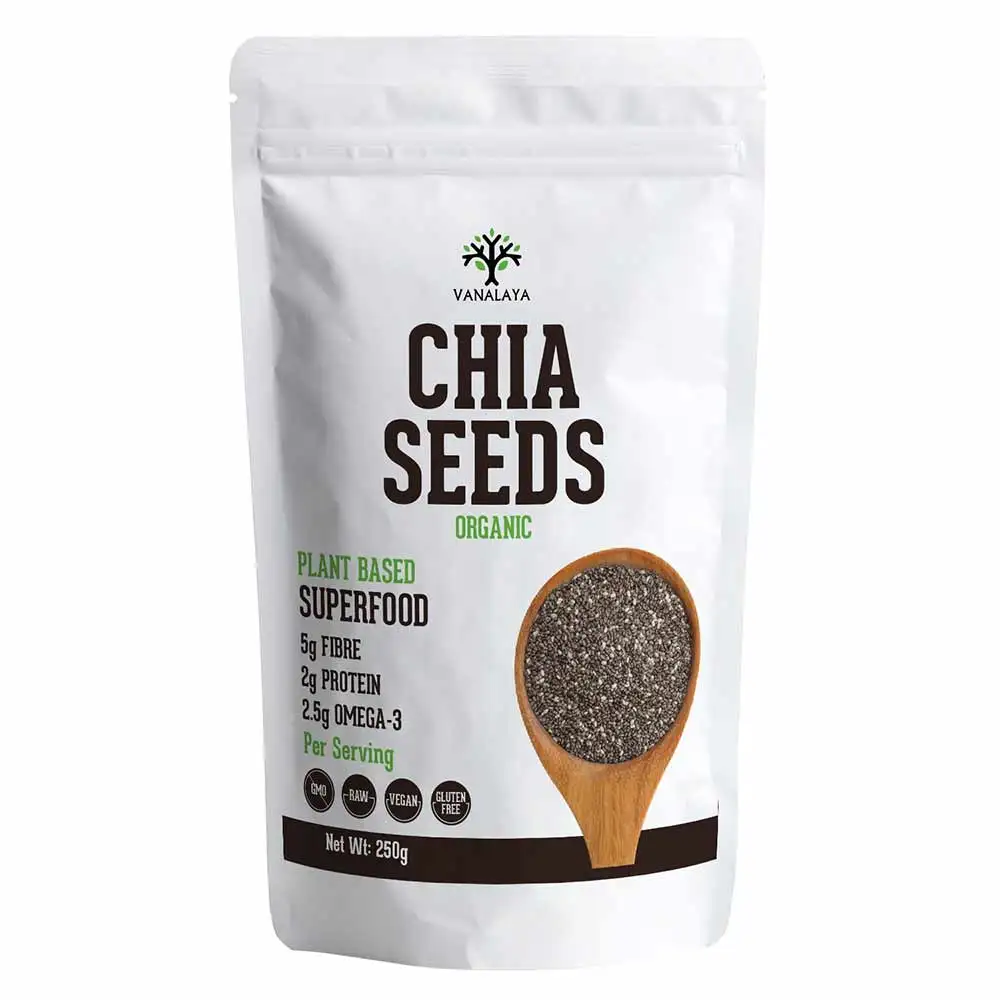 Vanalaya Chia Seeds,  250 g  Unflavoured