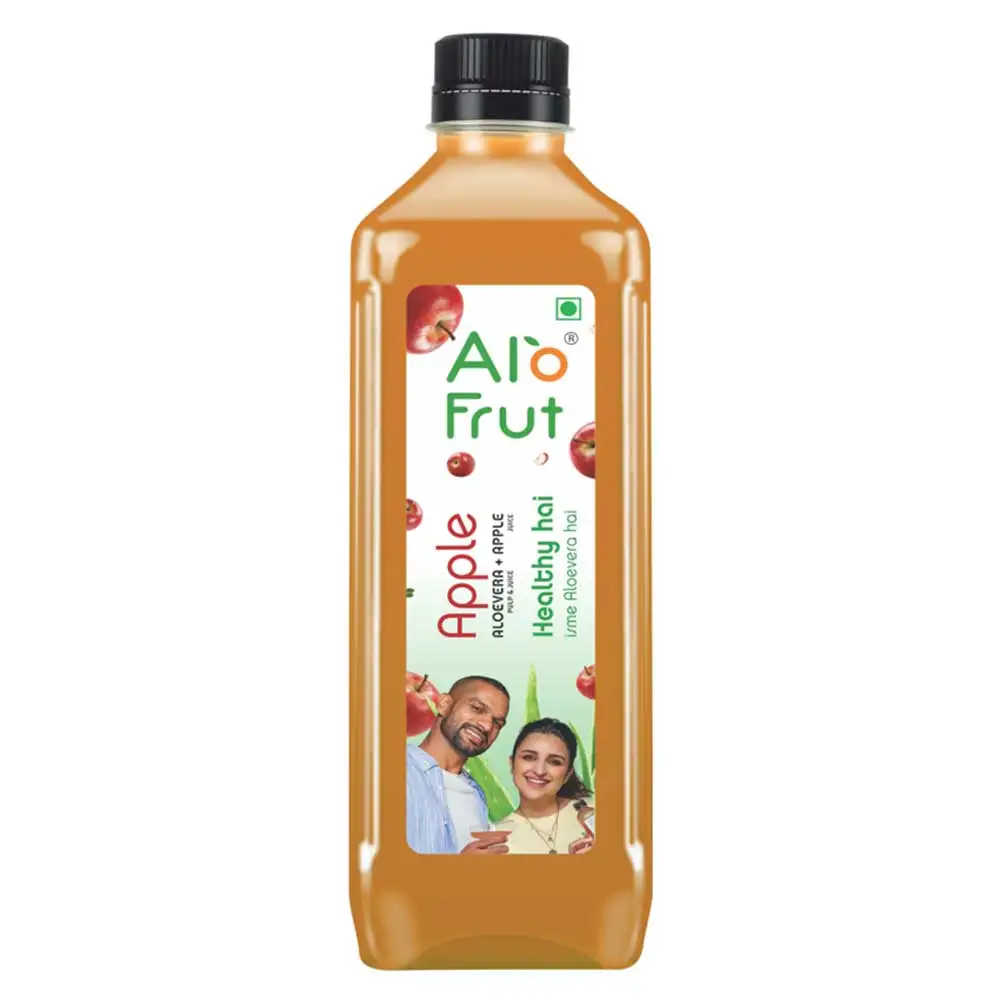 Alo Frut Apple Aloevera Juice,  0.200 L  Apple (Pack of 48)