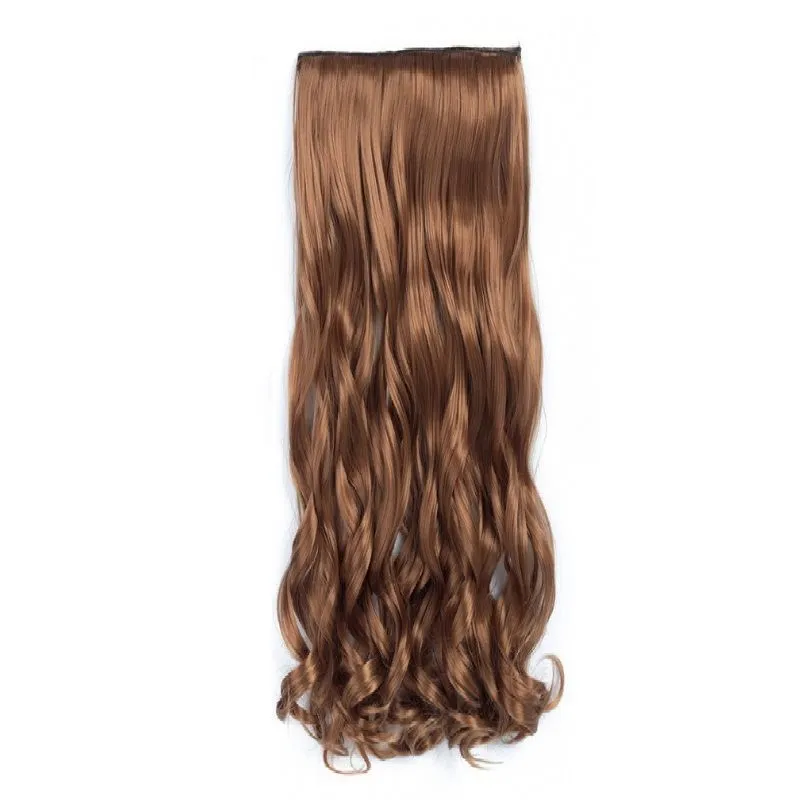 Artifice 5 Clip Extra Long 30" Curly/Wavy Hair Extension - Light Brown