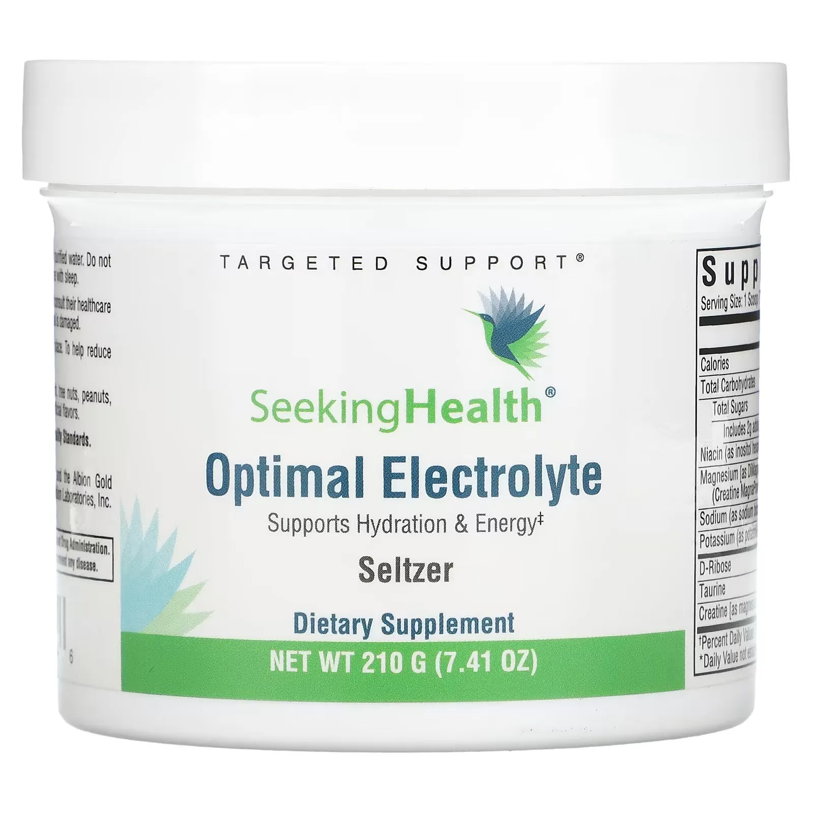 Optimal Electrolyte, Seltzer, 7.41 oz (210 g)