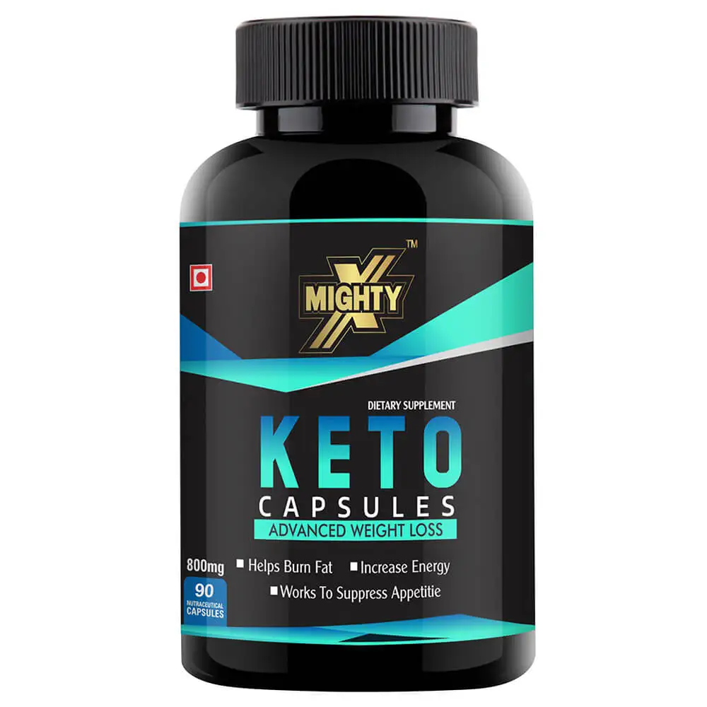 MightyX Keto Advanced Weight Loss,  90 capsules  Unflavoured