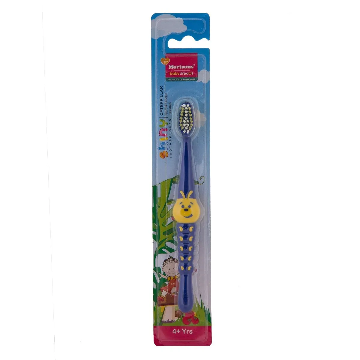 Morisons Baby Dream Shiny Caterpillar Kids Tooth Brush (Any Colour)