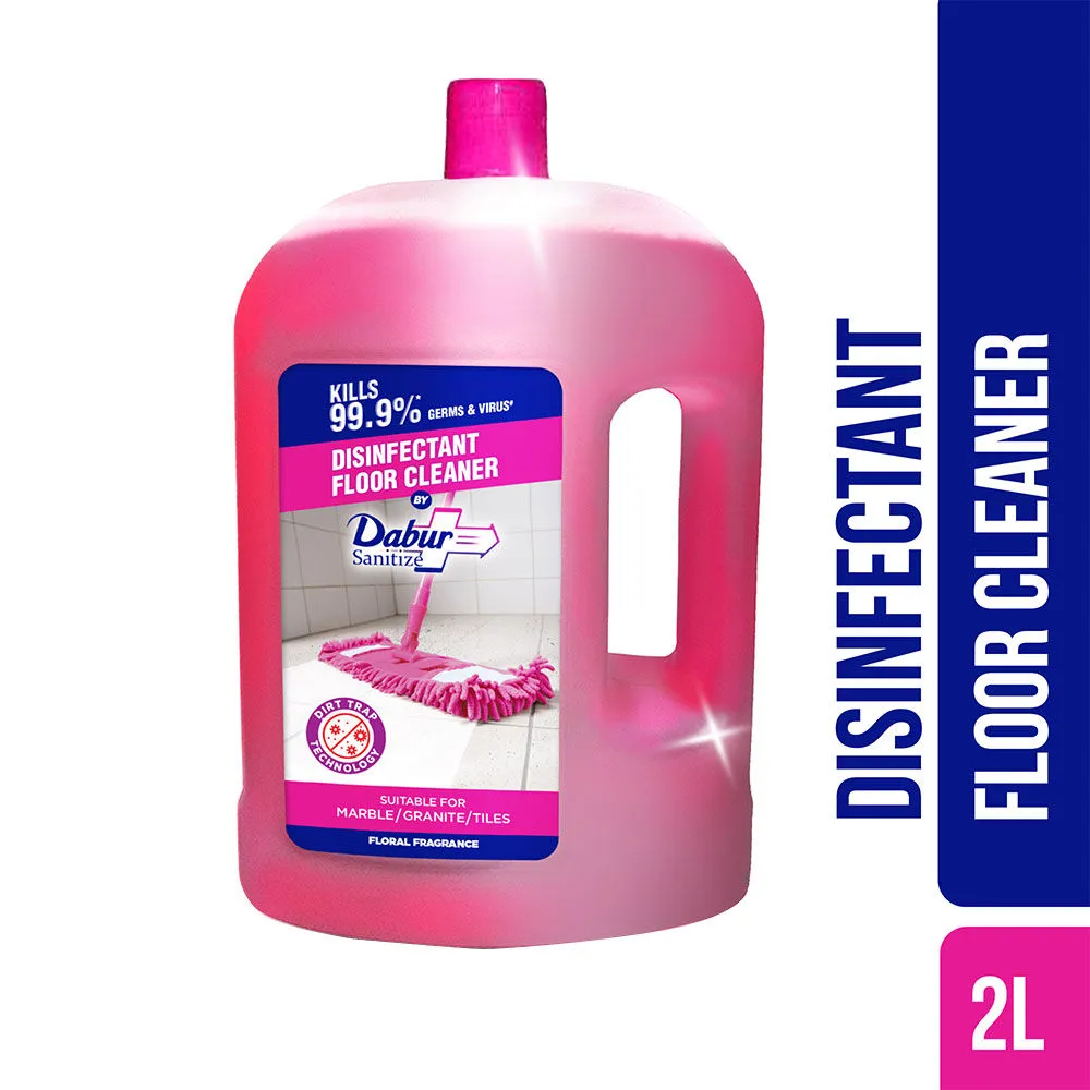 Dabur Sanitize Disinfectant Floor Cleaner Floral Fragrance