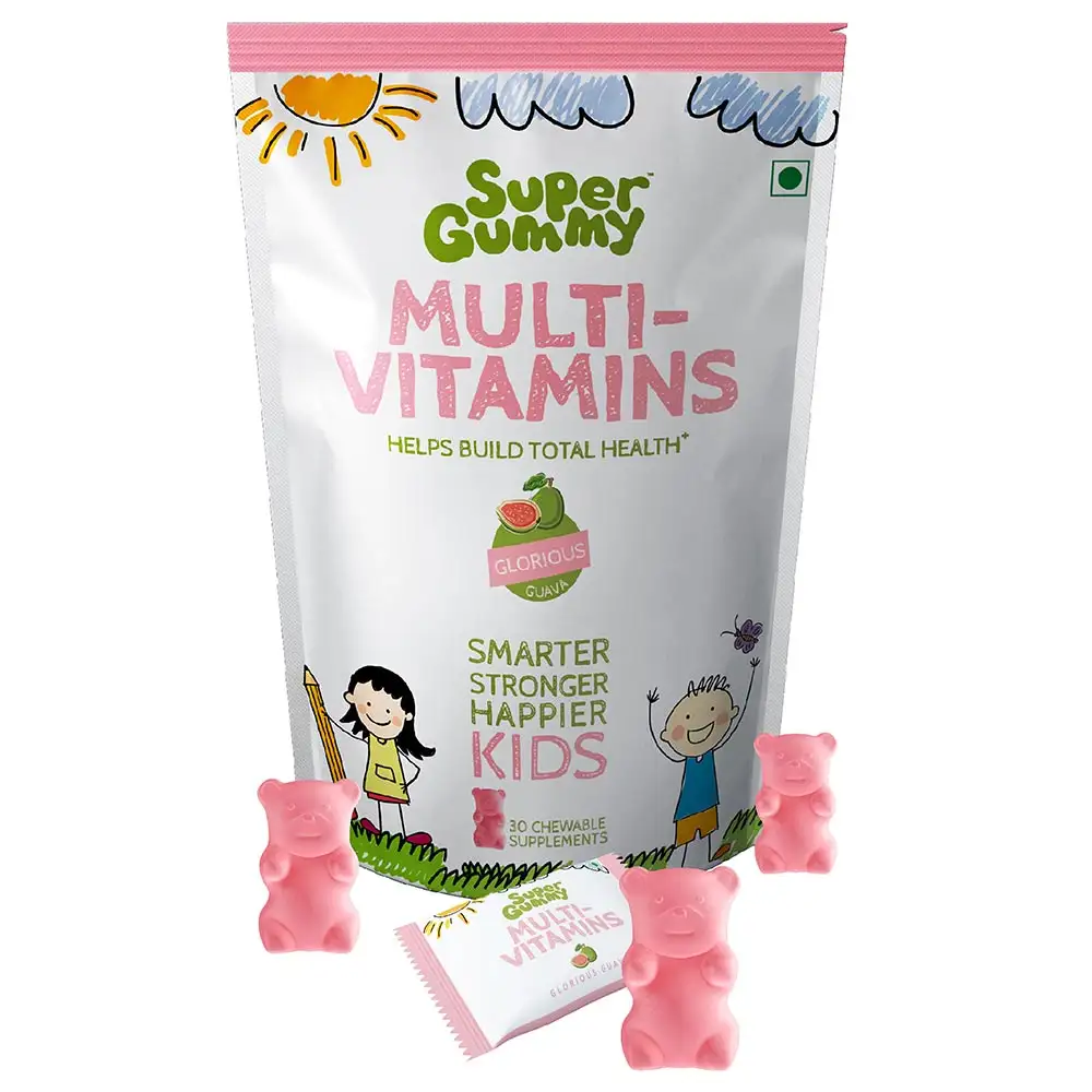 Super Gummy Multi - Vitamins,  30 gummies  Glorious Guava