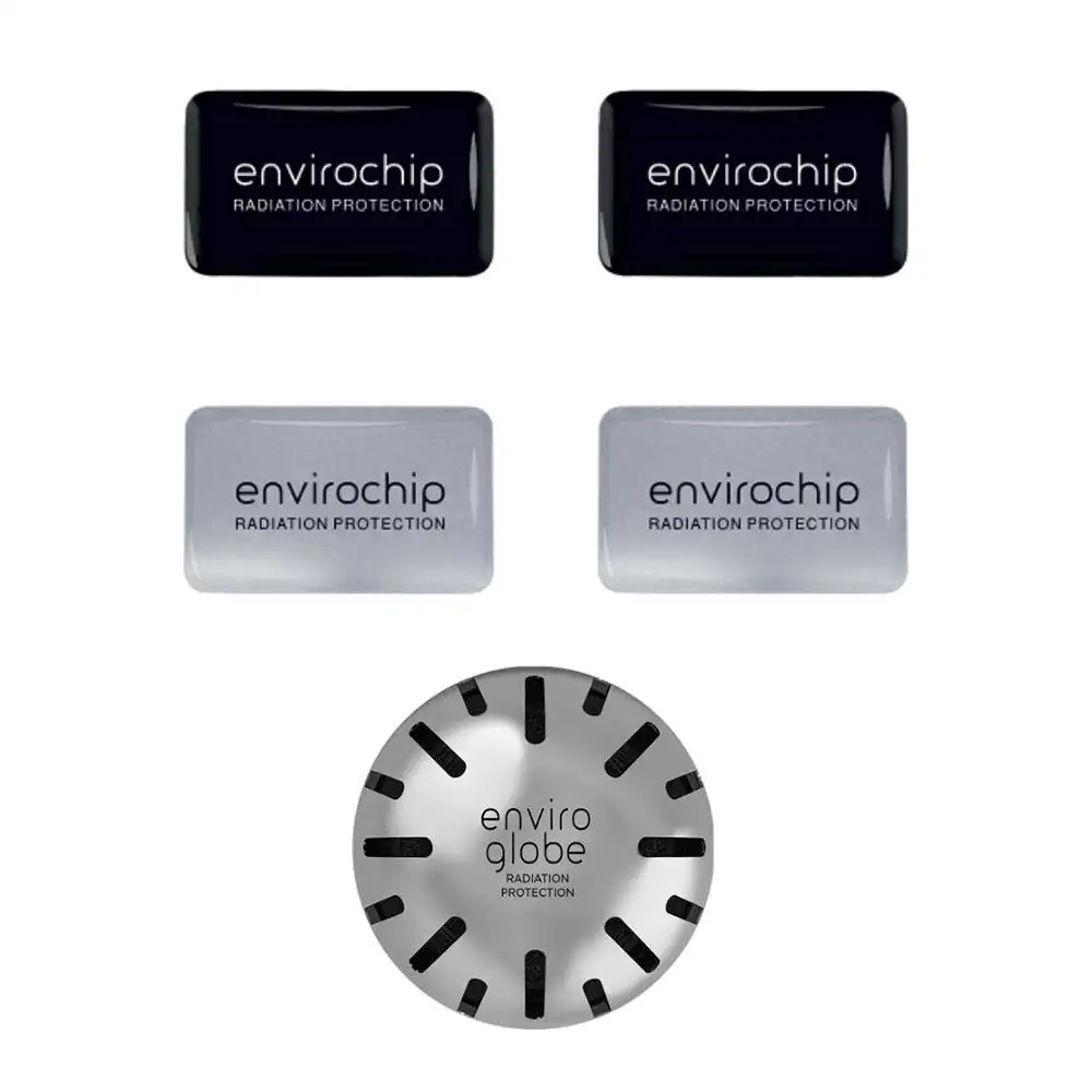 Envirochip Immunity Booster + Radiation Protection Diamond Pack,  for Family - Enviroglobe for Home Radiation Purification + Mobile (4)