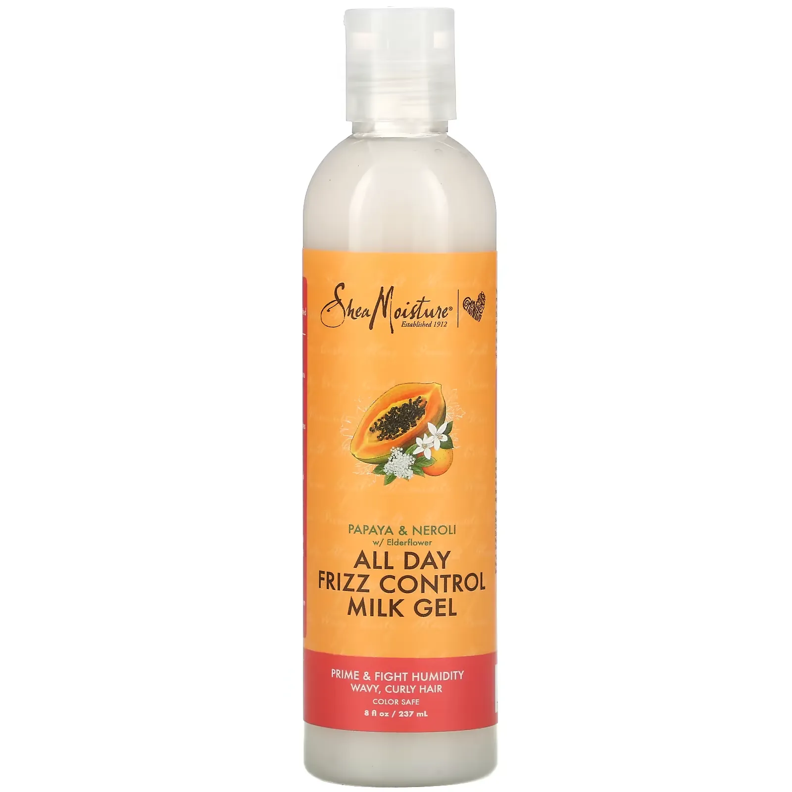 All Day Frizz Control Milk Gel, Papaya & Neroli with Elderflower, 8 fl oz (237 ml)