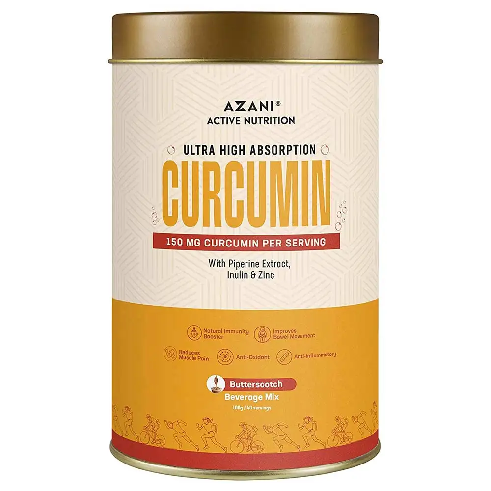 Azani Active Nutrition Curcumin,  100 g  Butterscotch