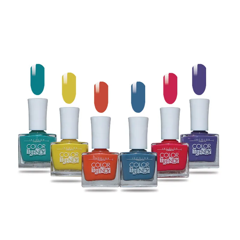 Incolor Color Trendy Matte Nail Enamel Combo - 01