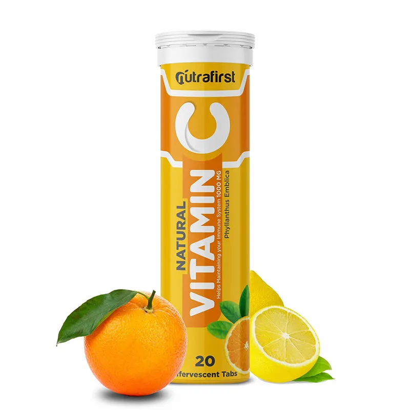 Nutrafirst Electrify Vitamin C & Zinc Effervescent Tablets - Orange Flavour