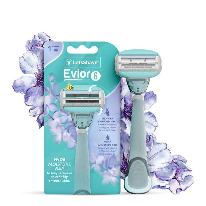 LetsShave Evior 6 Body Hair Removel Razor For Women