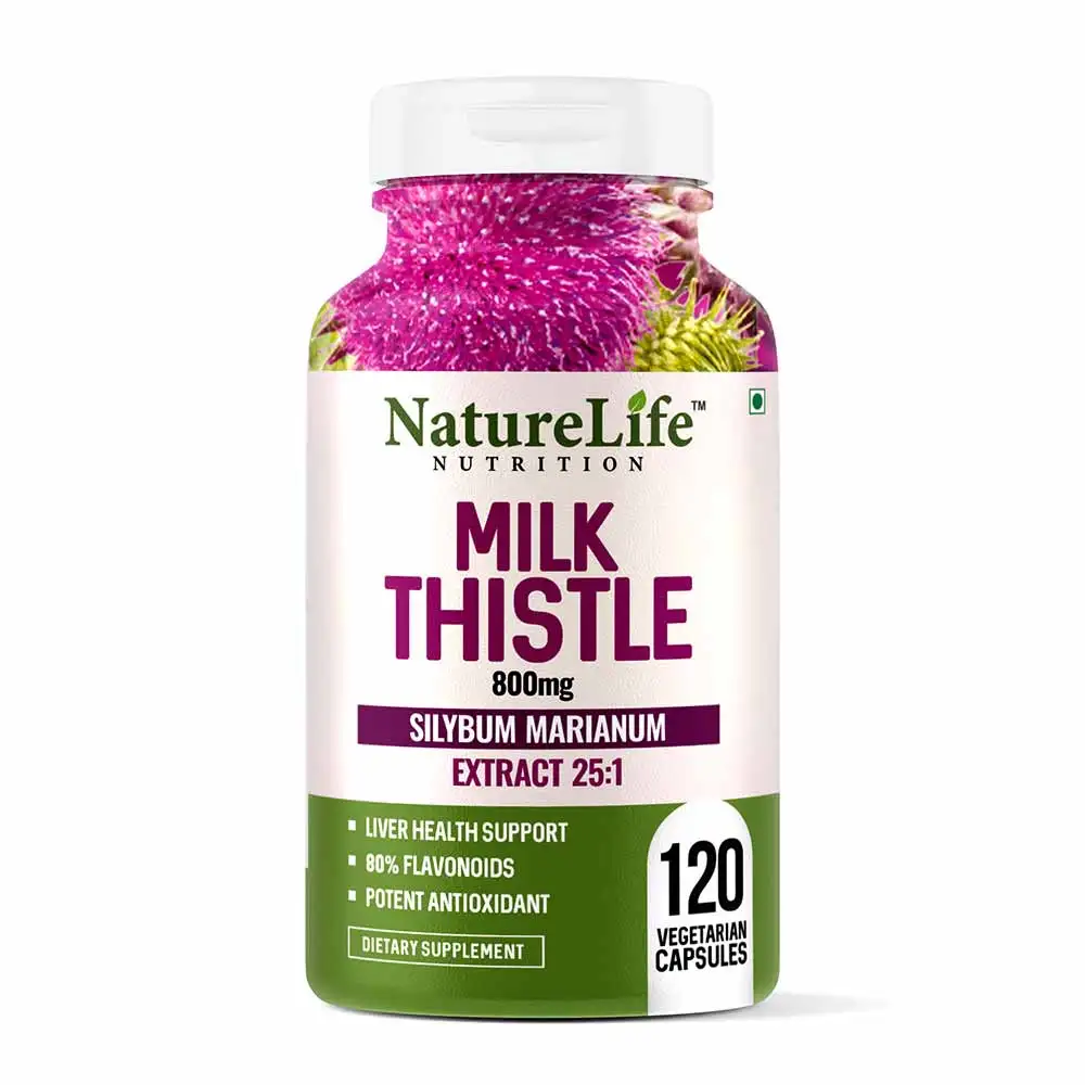 NatureLife Nutrition Milk Thistle 800mg,  120 capsules