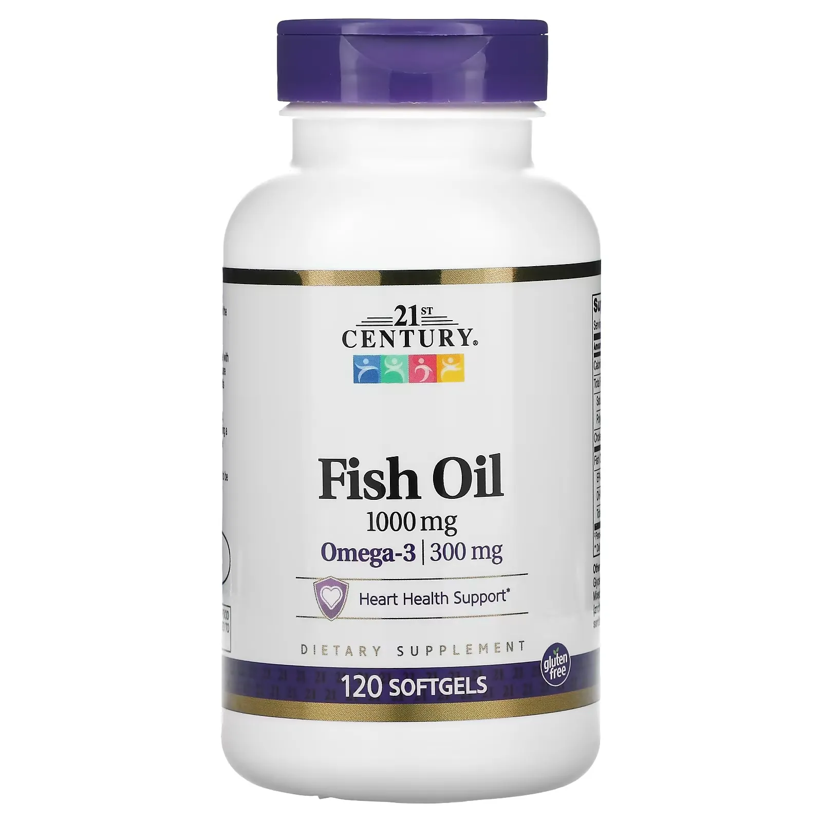 Fish Oil, 1,000 mg, 120 Softgels