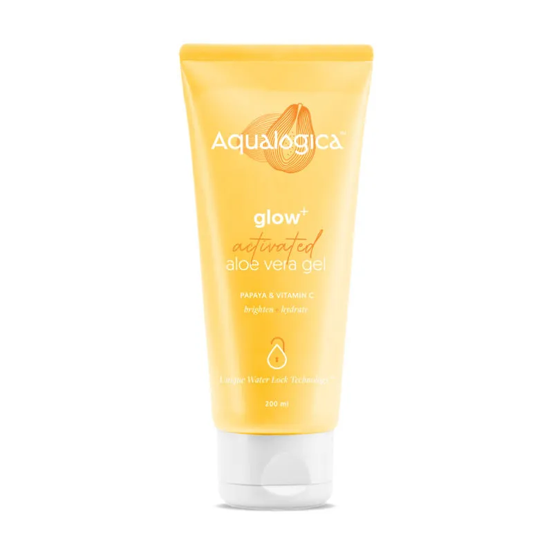 Aqualogica Glow+ Activated Aloe Vera Gel with Papaya & Vitamin C