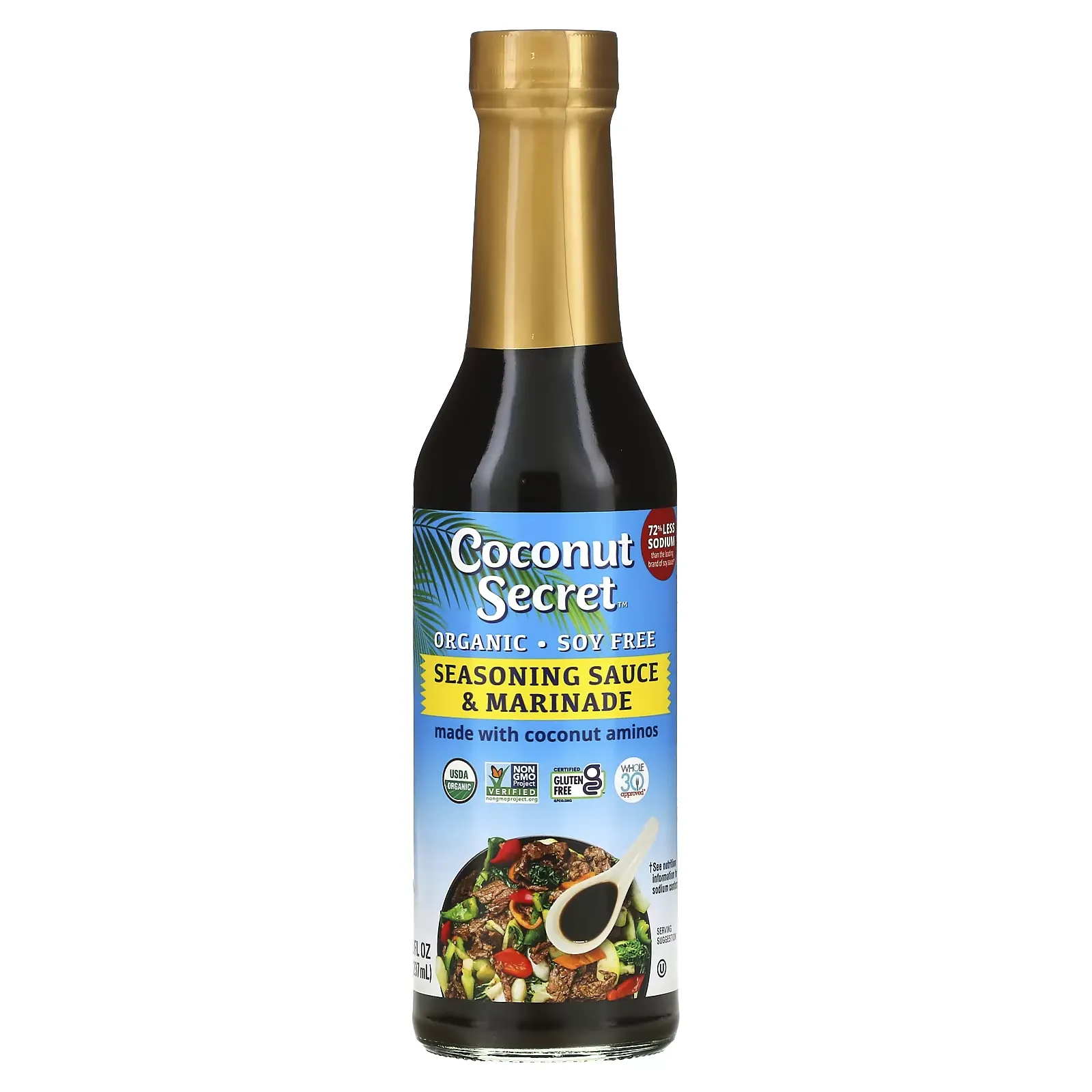 Organic Coconut Aminos, Soy Free Alternative, 8 fl oz (237 ml)