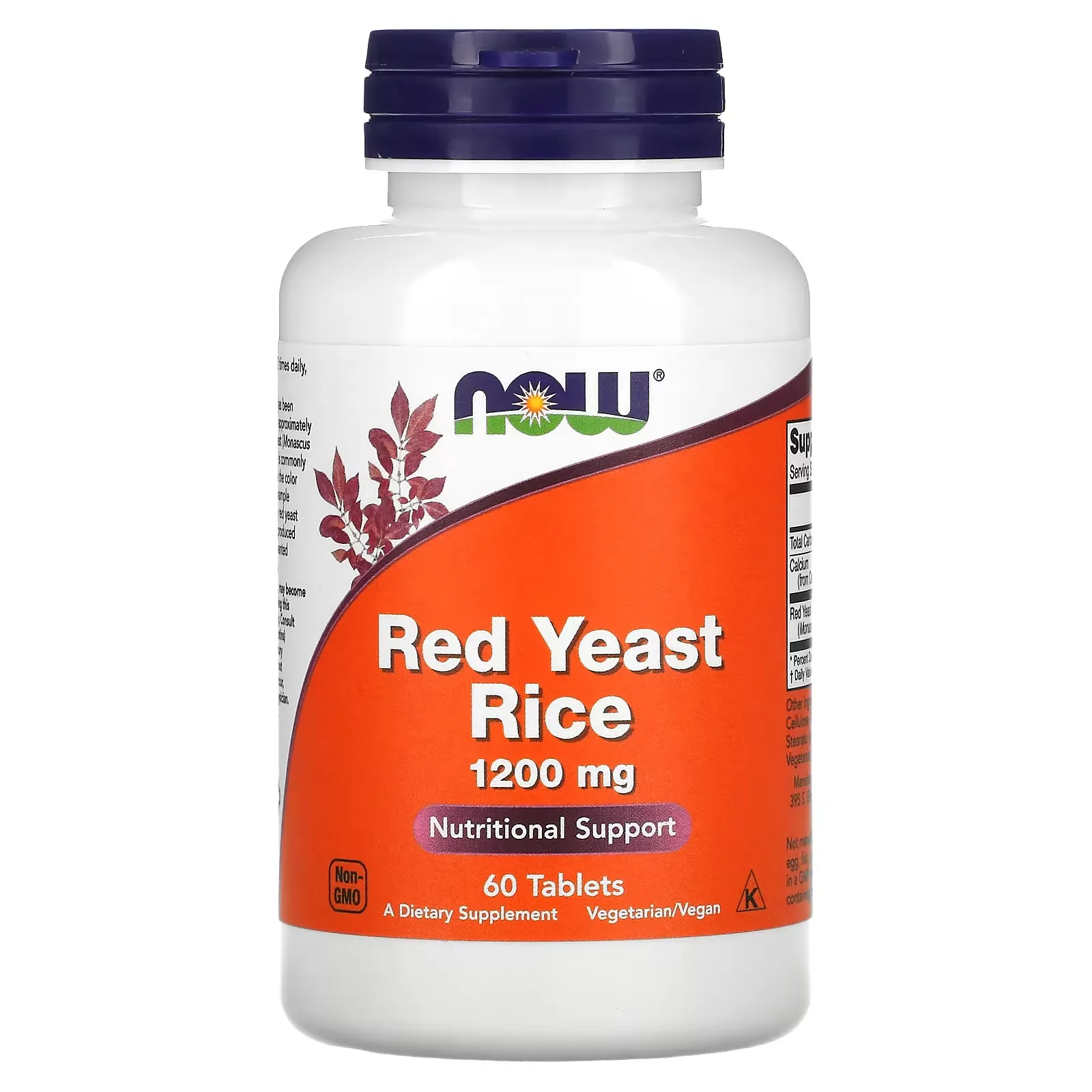 Red Yeast Rice, 1,200 mg, 60 Tablets