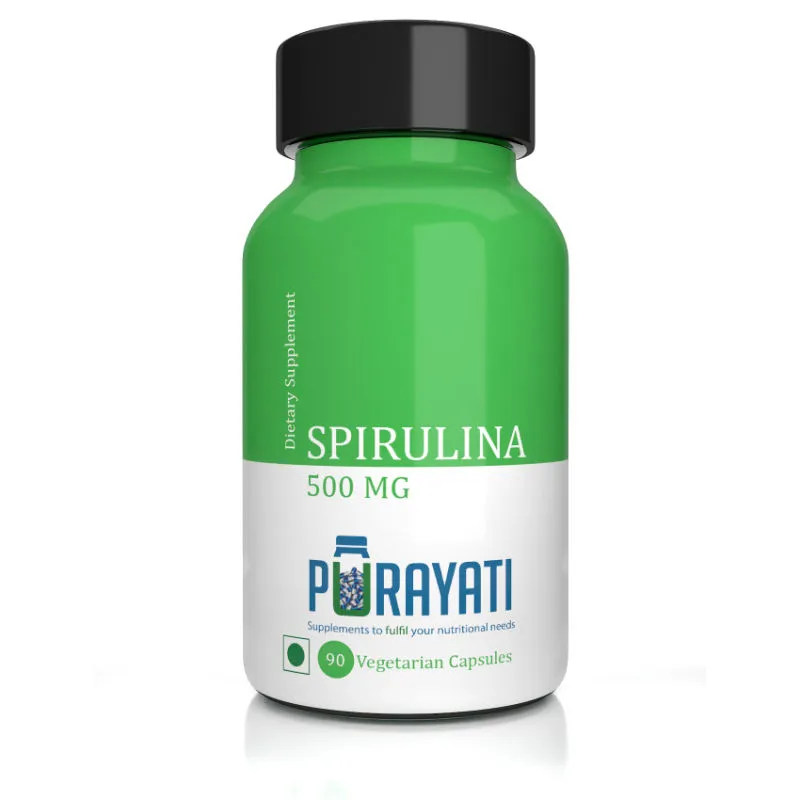 Purayati Spirulina 500 Mg - 90 Capsules