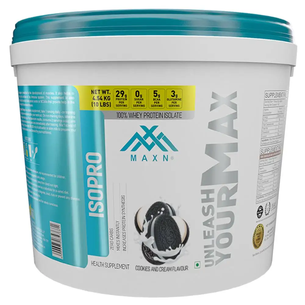 Maxn Isopro,  10 lb  Cookies and Cream