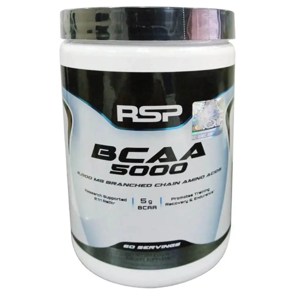 RSP Nutrition BCAA 5000,  0.66 lb  60 Servings  Unflavoured