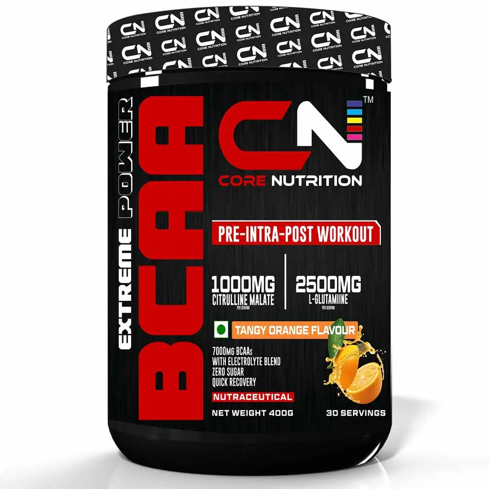 Core Nutrition Extreme Power BCAA,  0.88 lb  30 Servings  Tangy Orange