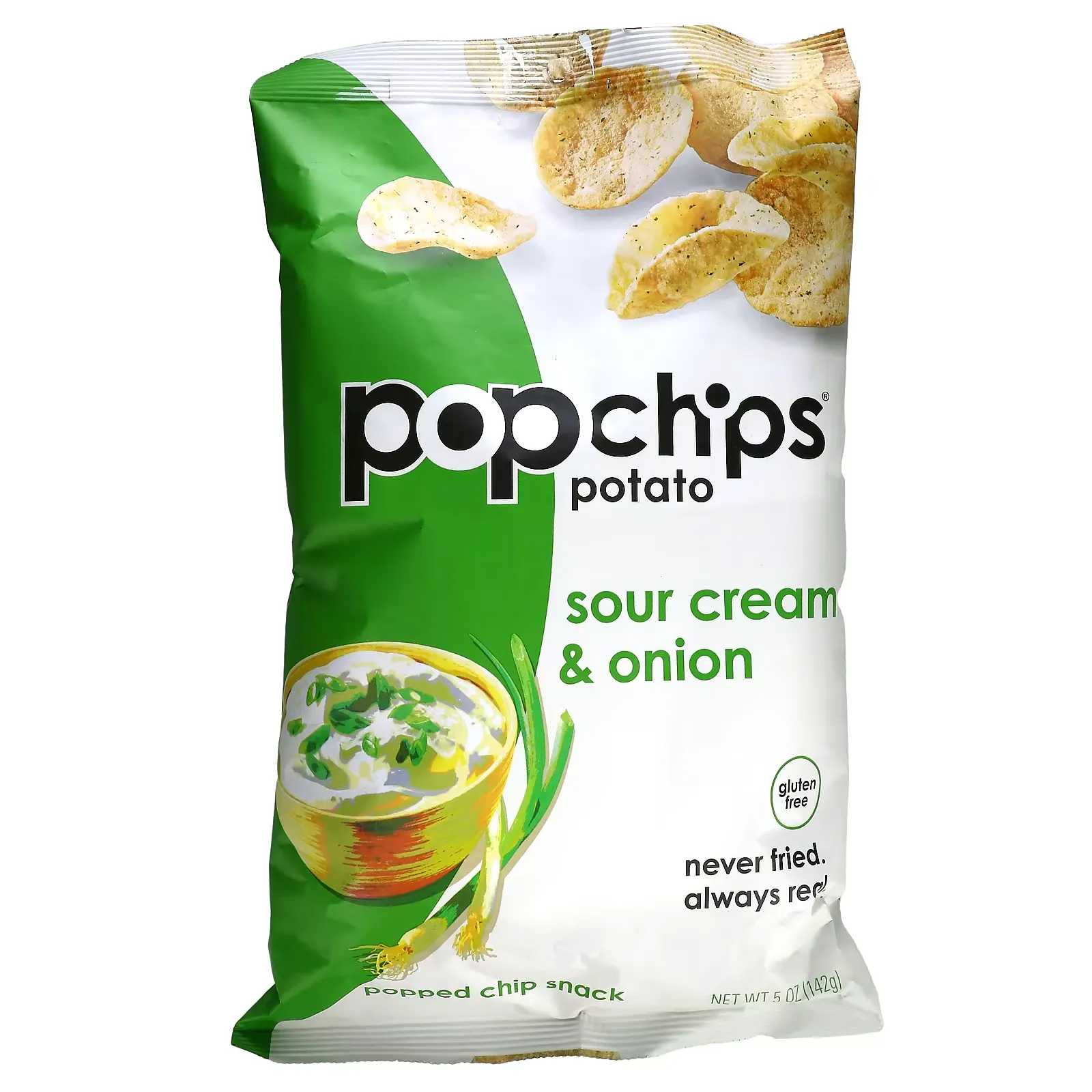 Potato Chips, Sour Cream & Onion, 5 oz (142 g)