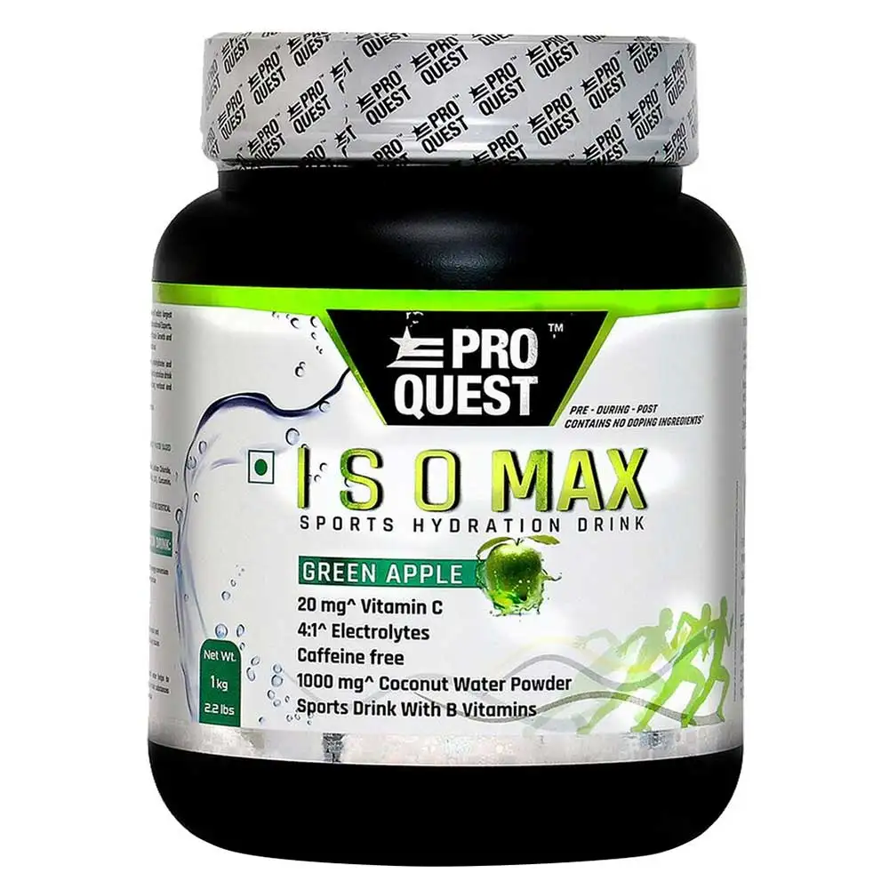 Proquest Iso Max Sports Hydration Drink,  2.2 lb  Green Apple