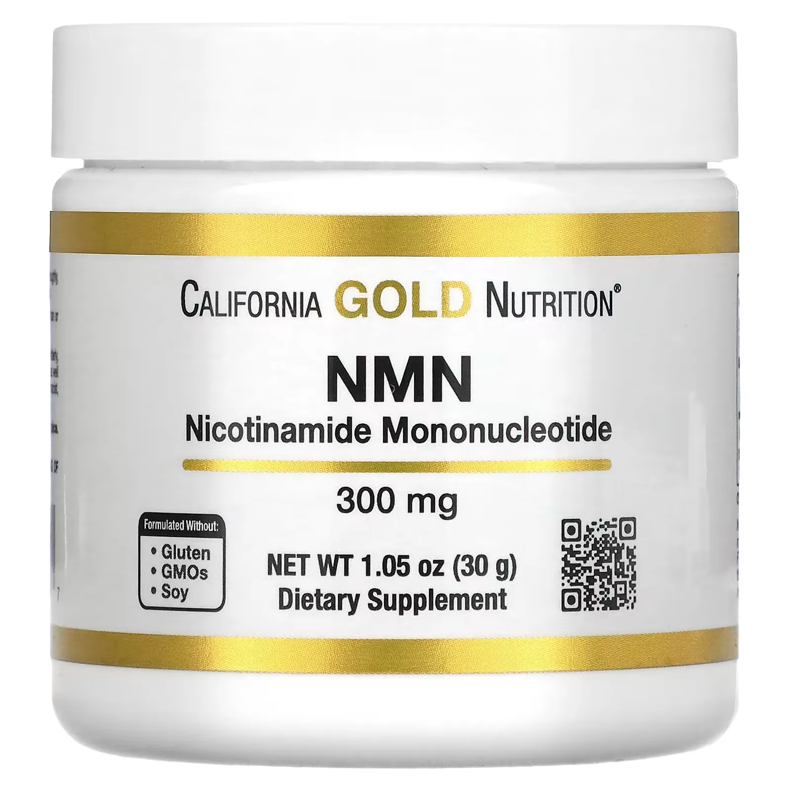 NMN Powder, 300 mg, 1.05 oz (30 g)