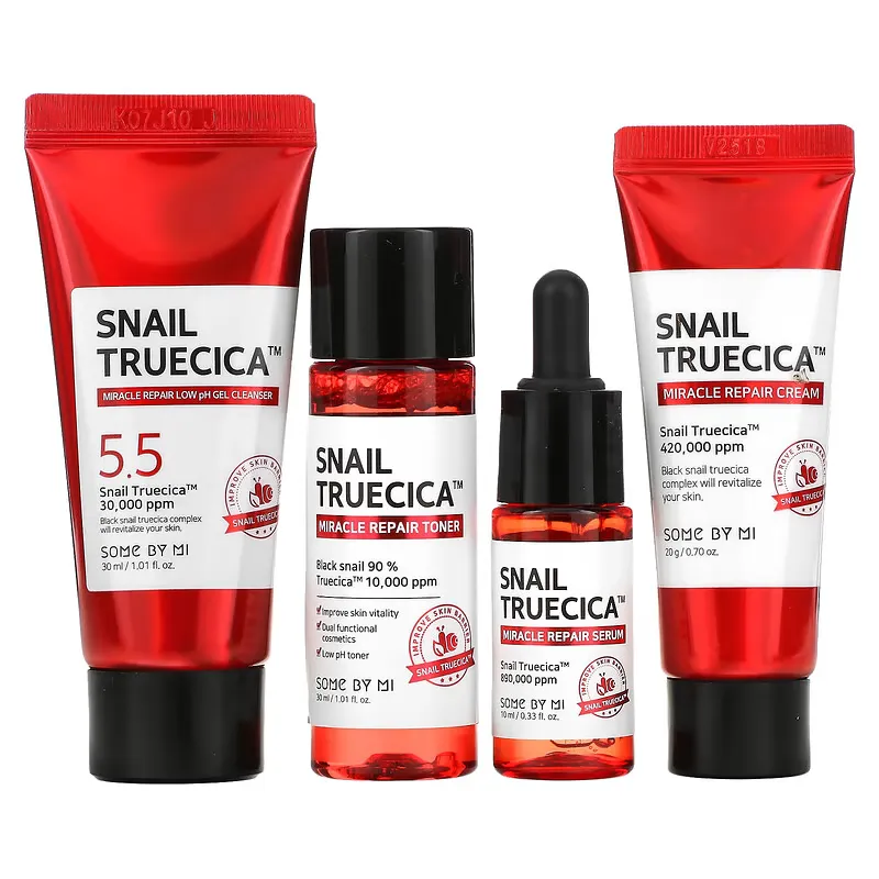 Snail Truecica Miracle Repair Starter Kit, 4 Piece Kit