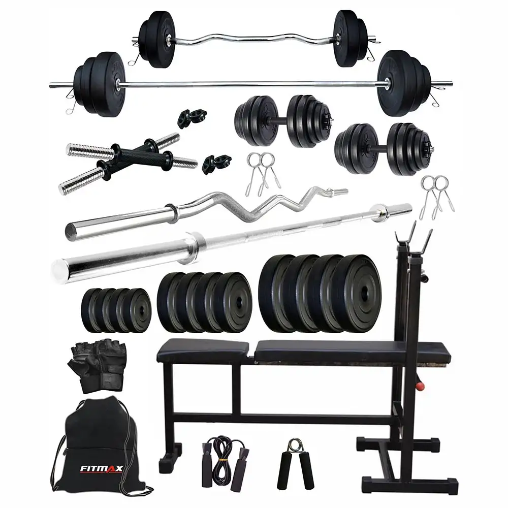 Fitmax PVC 38KG COMBO 5 SL Home Gym Kit