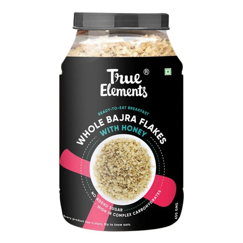 True Elements Bajra Flakes With Honey