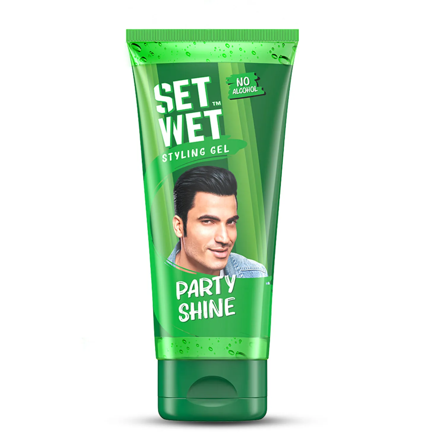 Set Wet Hair Gel for Men Vertical Hold| Strong Hold High Shine | No Alcohol No Sulphate