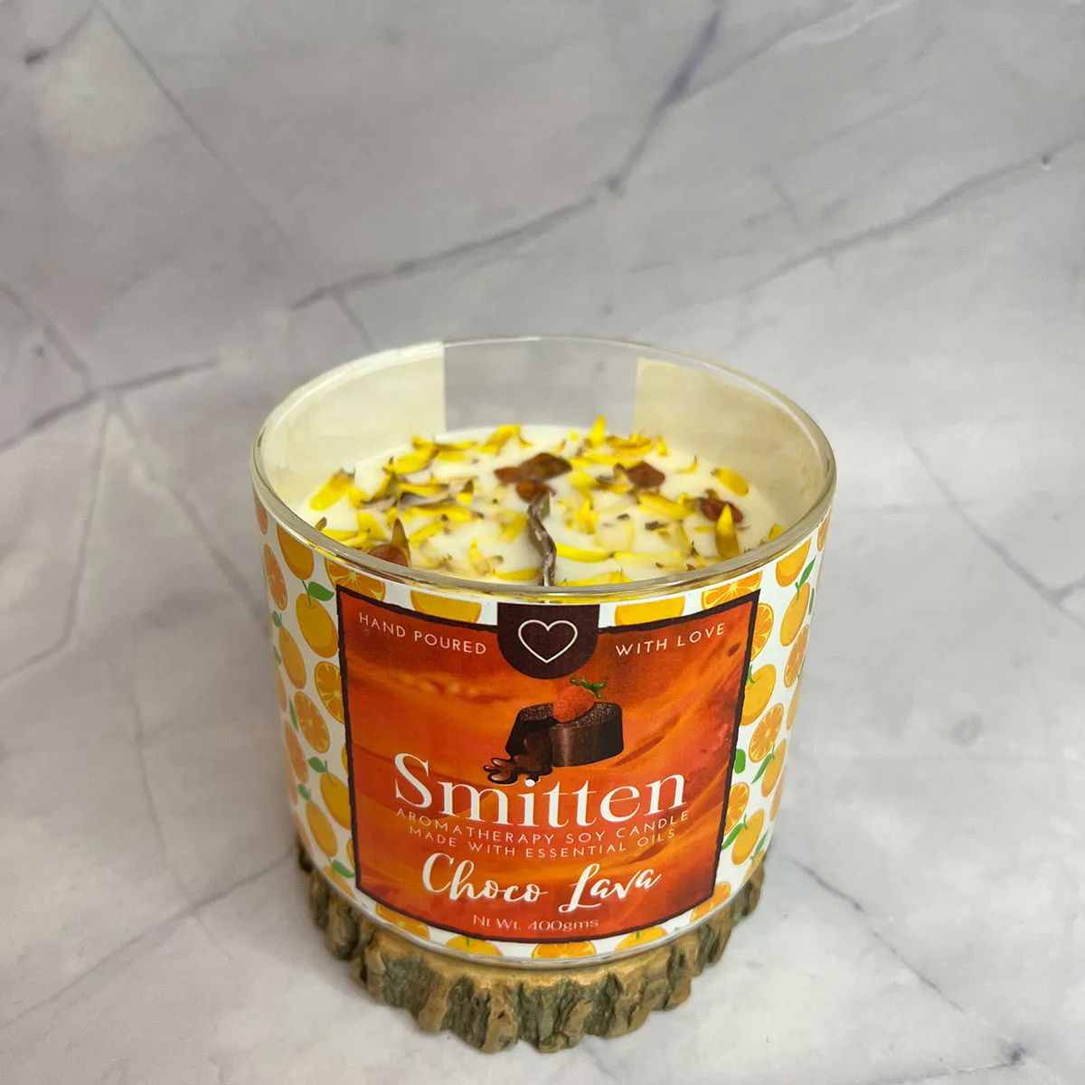 Smitten Aromatherapy Candle Choco Lava (400gms)