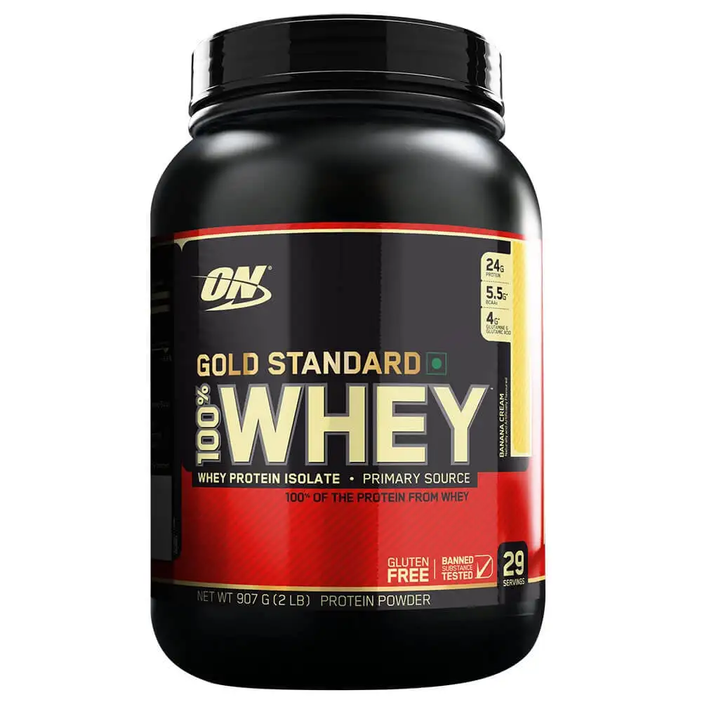 ON (Optimum Nutrition) Gold Standard 100% Whey Protein,  2 lb  Banana Cream