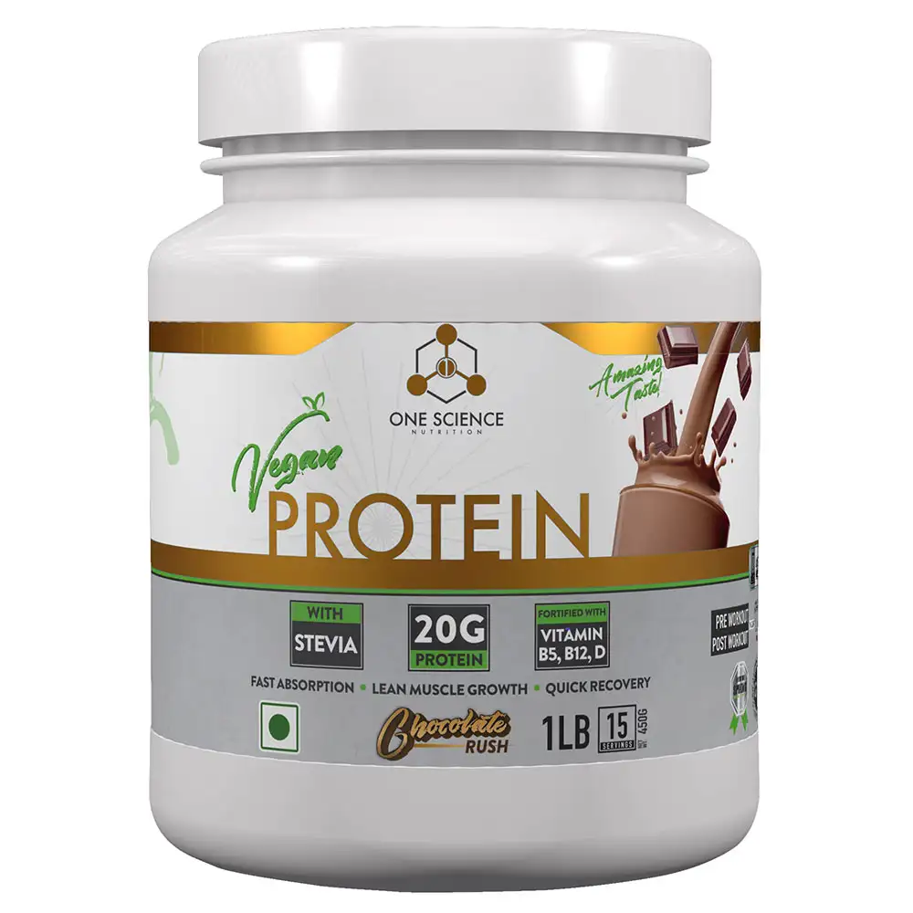 One Science Vegan Protein,  1 lb  Chocolate Rush